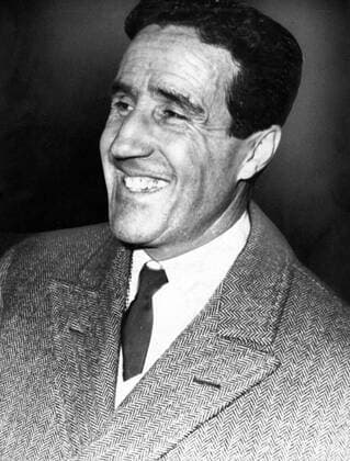 Trainer Helenio Herrera (Inter Mailand)