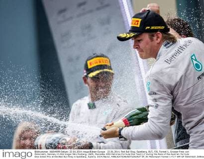 22.06.2014, Red Bull Ring, Spielberg, AUT, FIA, Formel 1, Grosser Preis von Österreich, Rennen, im Bild Sieger Nico Rosberg, (GER, Mercedes AMG Petronas Formula One Team) during the Race of the Austrian Formula One Grand Prix at the Red Bull Ring in Spielberg, Austria, 2014 06 22, EP_fei