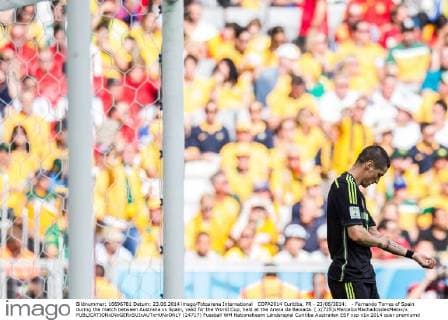 COPA2014 Curitiba, PR - 23 06 2014: - Fernando Torres of Spain during the match between Australia vs Spain, valid for the World Cup, held at the Arena da Baixada. ( x(725)xMarceloxMachadoxdexMelox x  (24717)