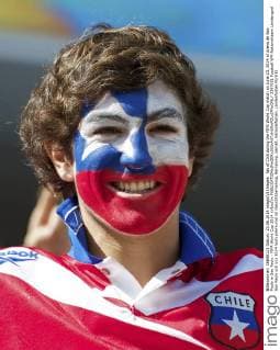fan of Chili during the FIFA World Cup match on June 23, 2014 at Arena de Sao Paulo in Sao Paulo - FIFA World Cup 2014 xVIxxIVx 2397051