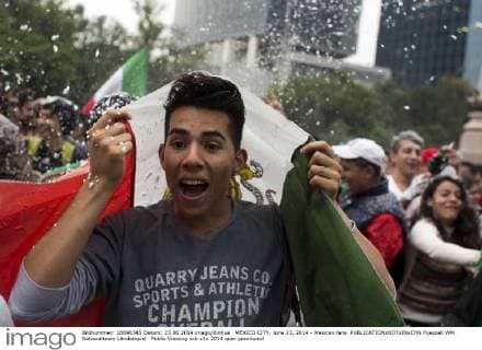 MEXICO CITY, June 23, 2014 - Mexican fans 