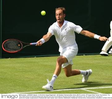 Wimbledon Championships 2014, AELTC,London, ITF Grand Slam Tennis Tournament, Tim Pütz (GER),Aktion,Einzelbild,Ganzkoerper,Querformat