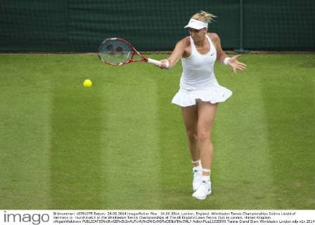24.06.2014. London, England. Wimbledon Tennis Championships Sabine Lisicki of Germany in round match at the Wimbledon Tennis Championships at The All England Lawn Tennis Club in London, United Kingdom. xNigelxWaldronx  ActionPlus11535890