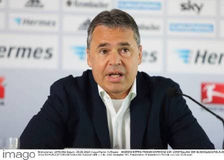ANDREAS RETTIG PRESSEKONFERENZ ZUR VORSTELLUNG DER BUNDESLIGASPIELPLAENE 2014 15 