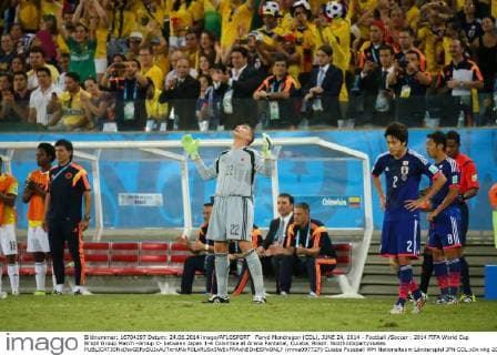 Faryd Mondragon (COL), JUNE 24, 2014 - Football Soccer : 2014 FIFA World Cup Brazil Group Match -Group C- between Japan 1-4 Colombia at Arena Pantanal, Cuiaba, Brazil. Noxthirdxpartyxsales  (mrva097727)