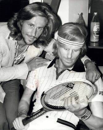 Jun. 13, 1979 - BORG MEETS BORG. Last night Bjorn Borg visited Madams Tussaud s for a private preview of his wax portrait, made by soulptor John Robinson. The wax figure will be in the Heroes collection, and it portrays Borg seated beside the umpire s chair at Wimbledon, towards the end of the final of the Men s Singles Championships in 1978 when he won the title for the third time running. PHOTO SHOWS: BORG meets Borg at Madame Tussaud s last night.  - ZUMAk09