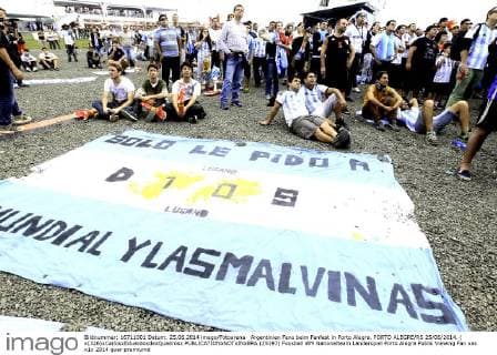 Argentinien Fans beim Fanfest in Porto Alegre. PORTO ALEGRE RS 25 06 2014. ( x(326)xCarlosxEduardoxdexQuadrosx  (25197)