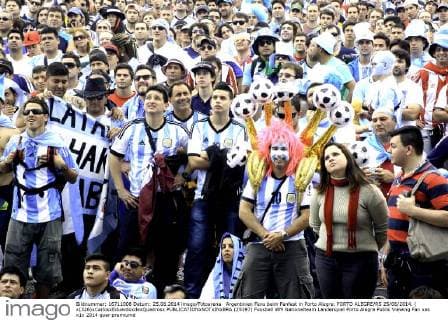 Argentinien Fans beim Fanfest in Porto Alegre. PORTO ALEGRE RS 25 06 2014. ( x(326)xCarlosxEduardoxdexQuadrosx  (25197)