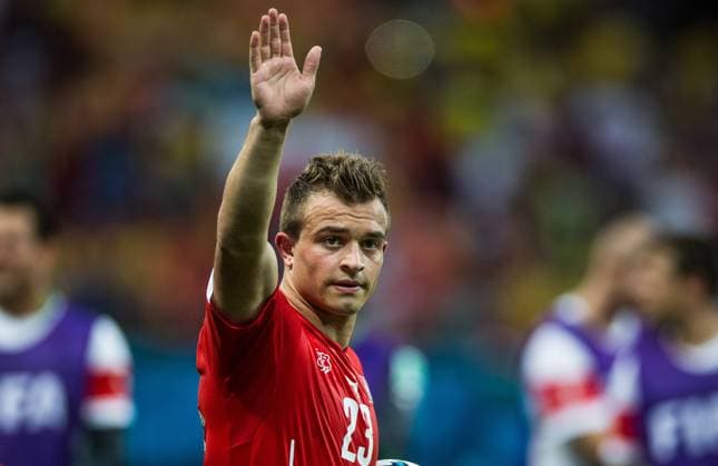 COPA2014 Manaus, AM - 25 06 2014: SWITZERLAND vs HONDURAS - Xherdan Shaqiri scorer during the match between Switzerland x Honduras, ( xJonnexRorizx 
