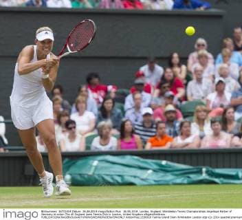26.06.2014. London, England. Wimbledon Tennis Championships Angelique Kerber of Germany in action The All England Lawn Tennis Club in London, United Kingdom xNigelxWaldronx  ActionPlus11536818