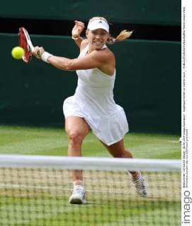 Angelique Kerber on Centre Court. - 