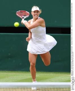 Angelique Kerber on Centre Court. - 