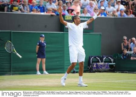 Richard Gasquet (Fra) vs Nick Kyrgios (Aus) TENNIS : Tournoi de Wimbledon 2014 - 26 06 2014 TennisMagazine Panoramic 