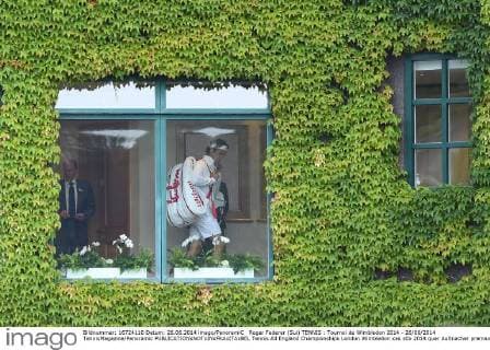 Roger Federer (Sui) TENNIS : Tournoi de Wimbledon 2014 - 26 06 2014 TennisMagazine Panoramic 
