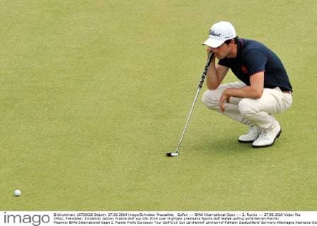 Golfen --- BMW International Open --- 2. Runde --- 27.06.2014 Victor Riu (FRA), Freisteller, Einzelbild, Aktion, France