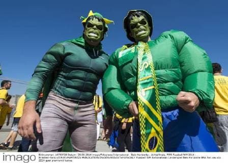 Belo Horizonte - Achtelfinale, FIFA Fussball WM 2014 - Brasilien-Fans xJORGExMARTINEZx 