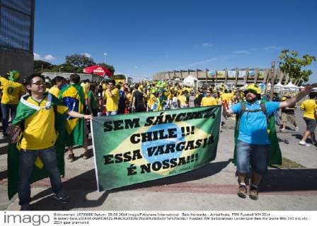 Belo Horizonte - Achtelfinale, FIFA Fussball WM 2014 - Brasilien-Fans xJORGExMARTINEZx 