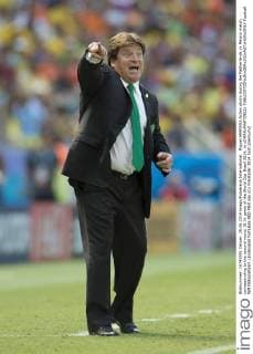 Miguel HERRERA Action photo during the Netherlands vs Mexico match, corresponding to the second round, 51 th game of the World Cup Brazil 2014, in xOMARxMARTINEZx 
