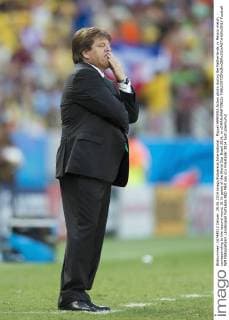 Miguel HERRERA Action photo during the Netherlands vs Mexico match, corresponding to the second round, 51 th game of the World Cup Brazil 2014, in xOMARxMARTINEZx 