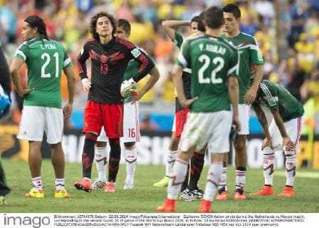 Guillermo OCHOA Action photo during the Netherlands vs Mexico match, corresponding to the second round, 51 th game of the World Cup Brazil 2014, in Picture: 13 Guillermo OCHOA-mex 29 06 2014 xOMARxMARTINEZx 