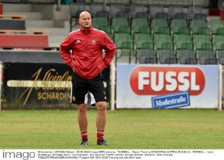 FUSSBALL - Rapid, Training SCHÄRDING,AUSTRIA,30.JUN.14 - FUSSBALL - tipico Bundesliga, SK Rapid Wien, Trainingslager. Bild zeigt Co-Trainer Carsten Jancker (Rapid). Keyword: Wien Energie. 