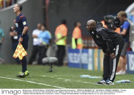 COPA2014 BRASILIA, DF - 30 06 2014: FRANCE X NIGERIA - Tecnico Stephen Keshi during the match between France v Nigeria, valid for the World Cup, held at Mane Garrincha. ( x(11)xCelsoxPupox xFotoarenax  (25237)
