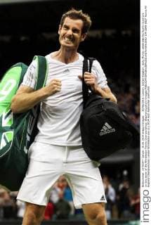 . 30 06 2014. London, United Kingdom. Andy Murray celebrates his fourth round win on day seven of the Wimbledon Tennis Championships. StephenxLockx xi-Images  IIM-2549-0027