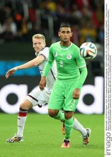 PORTO ALEGRE, RS - 30 06 2014: ALGERIA X GERMANY - 3 Faouzi Ghoulam Algeria during the match between Germany-Algeria, valid for the World Cup, held in Beira Rio ( x(3)x 