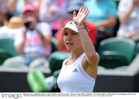 Simona Halep (ROU) TENNIS : Wimbledon 2014 - 01 07 2014 TennisMagazine Panoramic 