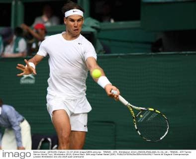 TENNIS - ATP, Wimbledon 2014 LONDON,ENGLAND,01.JUL.14 - TENNIS - ATP Tennis Herren World Tour, Wimbledon 2014, Grand Slam. Bild zeigt Rafael Nadal (ESP). 
