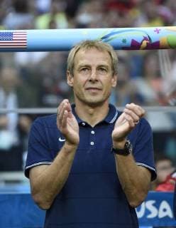 SALVADOR, Jürgen Klinsmann, coach of the USA reacts during a Round of 16 match 