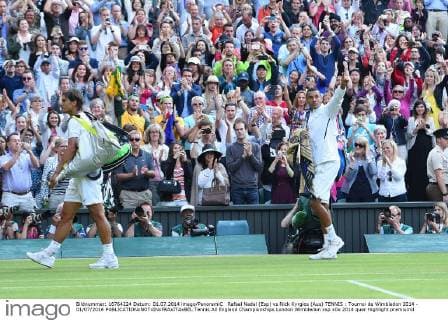 Rafael Nadal (Esp) vs Nick Kyrgios (Aus) TENNIS : Tournoi de Wimbledon 2014 - 01 07 2014 