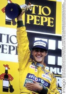 SCHUMACHER Michael F1 Team Benetton FIA Formel eins Grosser Preis von Spanien 1992 in Barcelona am 03.Mai 1992 in Barcelona Michael Schumacher belegt den 2.Platz 