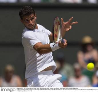Grigor Dimitrov of Bulgaria in action xNigelxWaldronx  ActionPlus0060