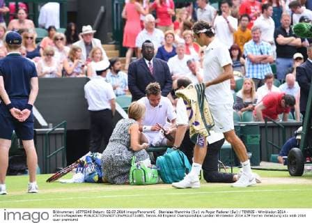 Stanislas Wawrinka (Sui) vs Roger Federer (Sui) TENNIS - Wimbledon 2014 - xTennisMagazinex 