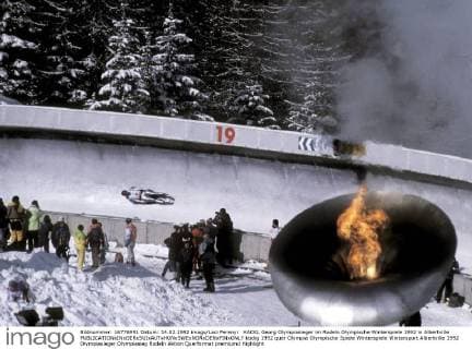 HACKL Georg Olympiasieger im Rodeln Olympische Winterspiele 1992 in Albertville 
