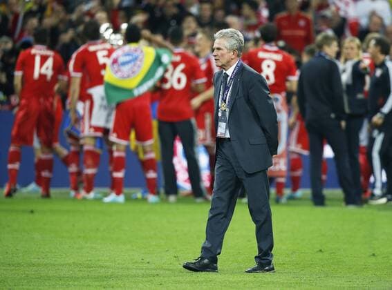 HEYNCKES Jupp Trainer Team FC Bayern Muenchen UEFA CHAMPIONS LEAGUE Finale 2013 in London Borussia Dortmund-FC Bayern Muenchen 1 : 2 am 25. Mai 2013 im Wembley Stadion in London 