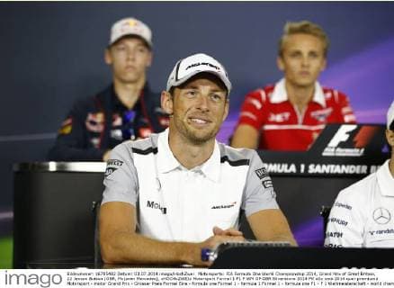Motorsports: FIA Formula One World Championship 2014, Grand Prix of Great Britain, 22 Jenson Button (GBR, McLaren Mercedes), xHOCHxZWEIx