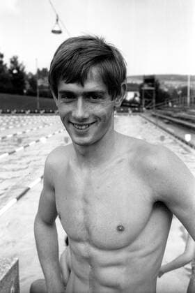 Europacup in Würzburg: Roland Matthes (DDR)