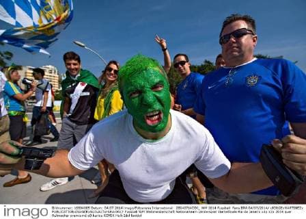28040714DDI_ WM 2014 Fussball Fans BRA 04 07 2014 xJORGExMARTINEZx 