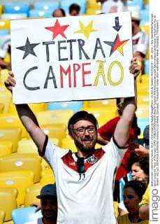 Db Rio de Janeiro 04 07 2014 - WM 2014 foto DanielexBuffa Image Sport pictured: Fans of Germany (DFB) 