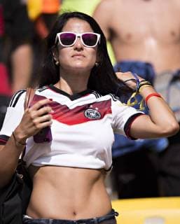 Rio de Janeiro, 04.07.2014,Estadio do Maracana Deutschland Fan mm