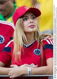 COPA2014 Fortaleza, CE - 04 07 2014: COLOMBIA - Fans before the match valid in the quarterfinals of the World Cup, held in Castellan Arena. ( x(725)xMarceloxMachadoxdexMelox x 
