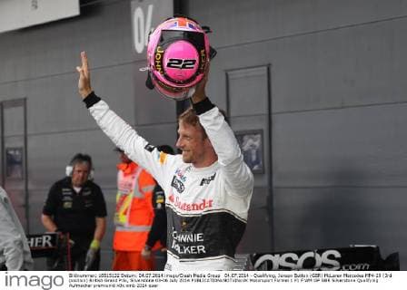 04.07.2014 - Qualifying, Jenson Button (GBR) McLaren Mercedes MP4-29 (3rd position) British Grand Prix, Silverstone 03-06 July 2014 