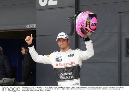 04.07.2014 - Qualifying, Jenson Button (GBR) McLaren Mercedes MP4-29 (3rd position) British Grand Prix, Silverstone 03-06 July 2014 