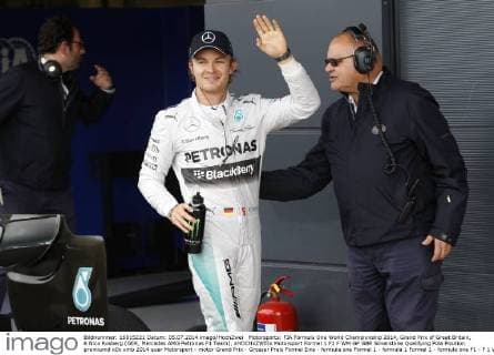 Motorsports: FIA Formula One World Championship 2014, Grand Prix of Great Britain, 6 Nico Rosberg (GER, Mercedes AMG Petronas F1 Team), xHOCHxZWEIx