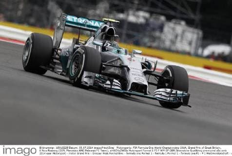 Motorsports: FIA Formula One World Championship 2014, Grand Prix of Great Britain, 6 Nico Rosberg (GER, Mercedes AMG Petronas F1 Team), xHOCHxZWEIx