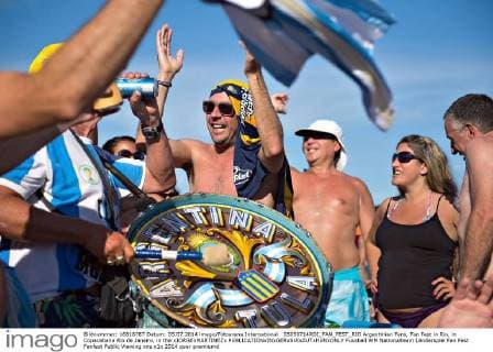 05050714RDI_FAN_FEST_RIO Argentinian Fans, Fan Fest in Rio, in Copacabana Rio de Janeiro, in the xJORGExMARTINEZx 