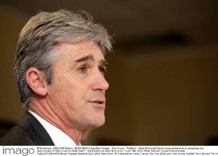 Alan Irvine - Football - West Bromwich Albion press conference to announce the appointment of Alan Irvine as chief coach - The Hawthorns West Bromwich - June 18th 2014 Photo Malcolm Couzens Sportimage EDITORIAL USE ONLY. No use with unauthorised audio, video, data, fixture lists, club league logos or live services. Online in-match use limited to 120 images, no video emulation. No use in betting, games or single club league player publications.