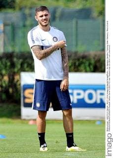 An Appiano Gentile Training Inter Mailand Mauro Icardi 